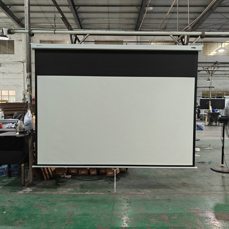 Zestaw ekran reczny uchwyt transmiter HDMI pilot prezentacyjny