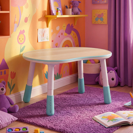 Zestaw mebli dziecięcych Spacetronik – stolik, sofa i foteliki niebieski