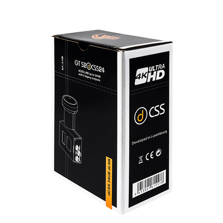 LNB cyfrowy SCR Unicable II GT-SAT GT-S2dCSS24