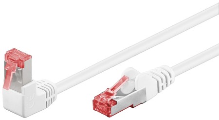 LAN Patchcord CAT 6 S/FTP 1x90 WHITE 10m cable