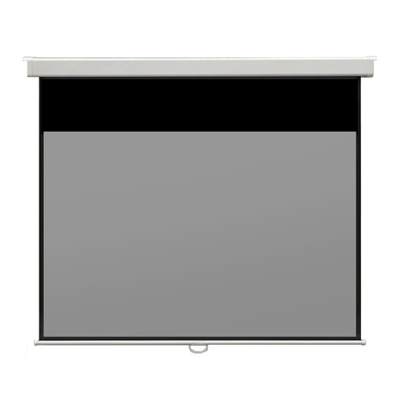 Zestaw ekran reczny uchwyt sufitowy transmiter HDMI pilot