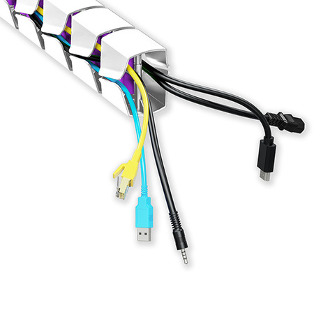 Cable organizer SPK-130WP white