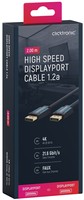 CLICKTRONIC DisplayPort DP - DP 1.2 4K cable 2m