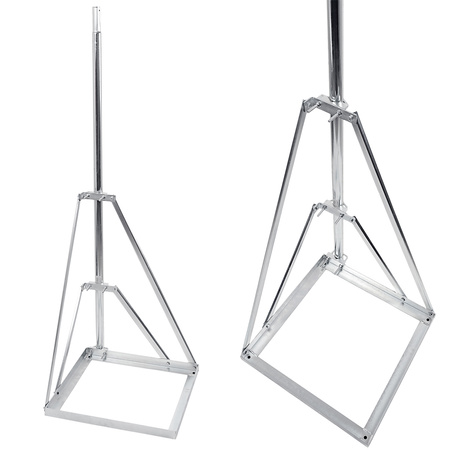 Stojan na vlajkové stožiare pre dlažobné dosky 50x50