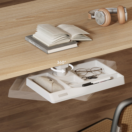 Szuflada obrotowa Spacetronik SPB126 Biała