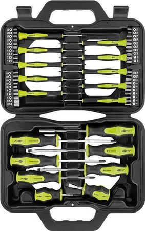 Screwdrivers Screwdrivers + bits SET 58-element. Goobay