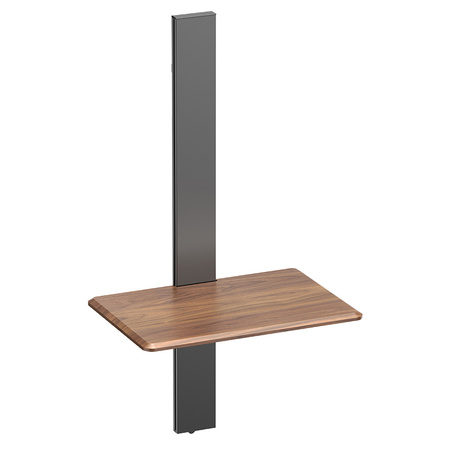 Wall shelf for flowerpot SPGC21BN Black and brown