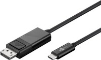 USB-C 3.1 - Display Port cable Goobay 12m black