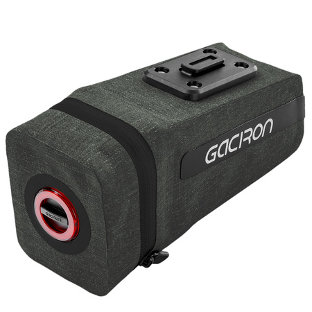 Fahrradtasche mit Rücklicht NEST200 grau