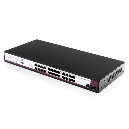 SWITCH 24x port + 2x SFP 1Gbps port SP-SG1024S2