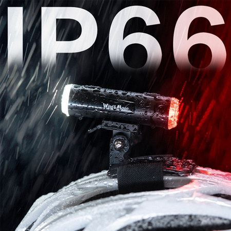 WT08 Wind and Moon 2-in-1 front and rear helmet light