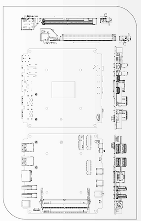 Minisfórum PC AMD Ryzen 7 7735HS 16GB M.2 512GB