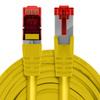 Kabel RJ45 CAT 6 S/FTP AWG27 LSZH żółty 30m