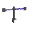 Ametystowy uchwyt dwa monitory Spacetronik SPAA120