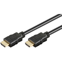 Kábel HDMI Goobay 1.4 Gold Black 10 m