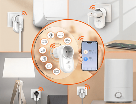 Spacetronik SL-PS11 Wi-Fi smart socket with light
