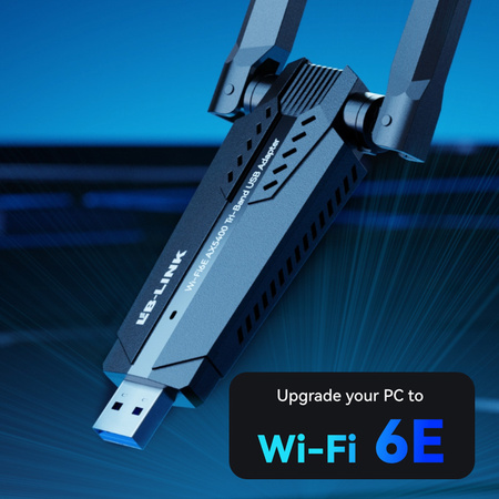 Karta sieciowa USB 3.0 Wi-Fi 6E Tri-Band WNT5400E