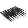 Set of 9 ESD precision tweezers SPM-T03