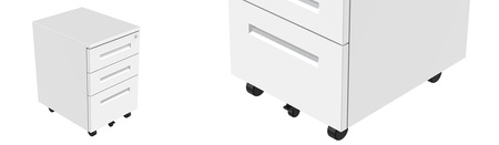 Spacetronik SPC-130W pedestal under-desk cabinet