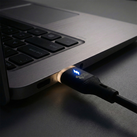 Kabel LED silikonowy USB2.0 do USB-C 1m