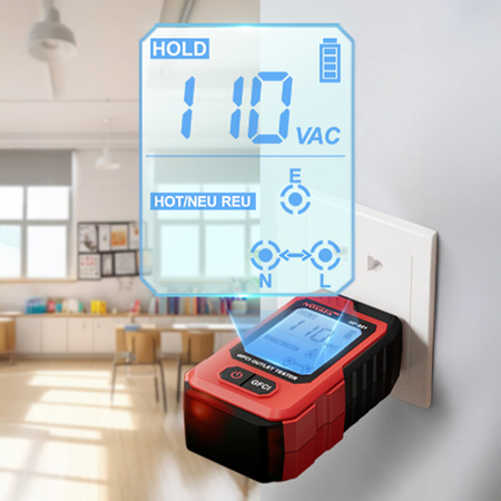 Tester gniazdek elektrycznych 120V Noyafa NF-821