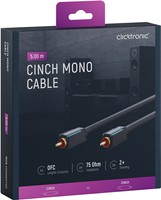 CLICKTRONIC Audio kabel 1xRCA - 1xRCA koaxiální 5m