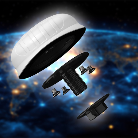 Poynting PUCK-1-W Flachprofil-Rundstrahlantenne