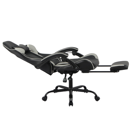 Fotel gamingowy Spacetronik Rally 1.0 czarno szary