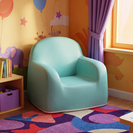 Zestaw mebli dziecięcych Spacetronik – stolik SPEX201 i sofa SPC-XD-23 niebieski