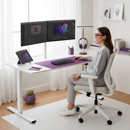 Elektryczne biurko Moris SPE-O112WW 140×70 cm