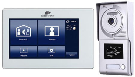 Single family 7" video intercom set