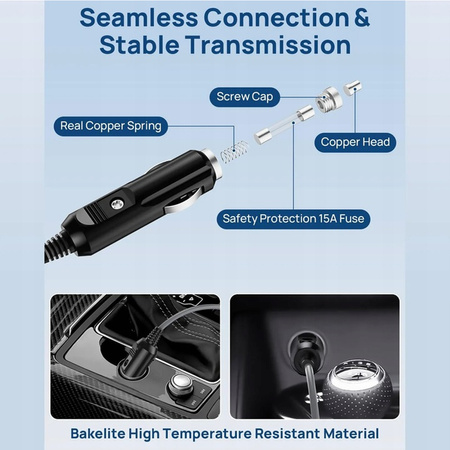 Spacetronik SSK4 Kabel zasilania samochodowego 5 m