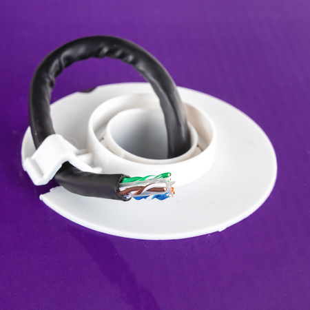 krútená dvojlinka CAT6 U/UTP AWG24 CU PVC+PE OD 6,3 Fca 305m