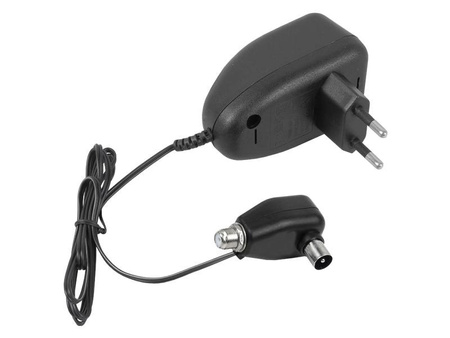 Zasilacz antenowy z gniazdem F 12V - dioda LED