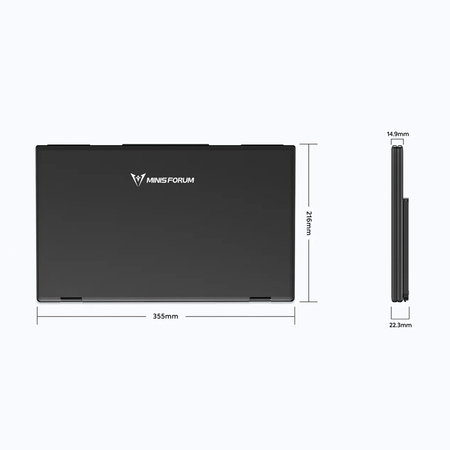 Podwójny monitor przenośny IPS Minisforum MDS-A156