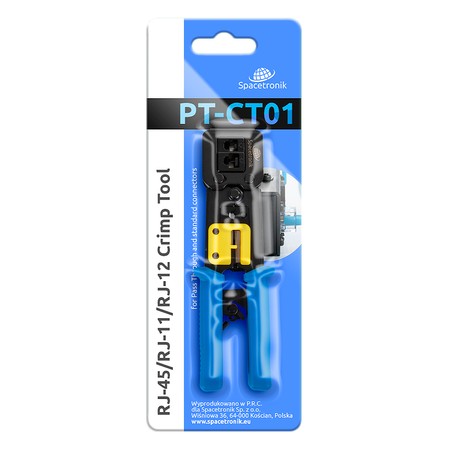 Pass-through crimper RJ45/RJ12/RJ11 PT-CT01