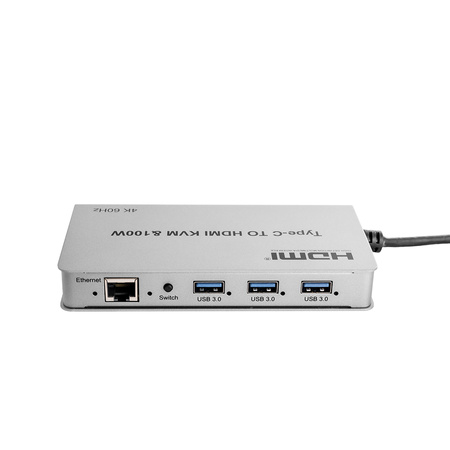 Adaptér USB-C na HDMI KVM 100W 4K 60Hz SPU-M17