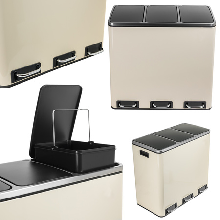 Funky Trash Can Gold Black Spacetronik Potrójny