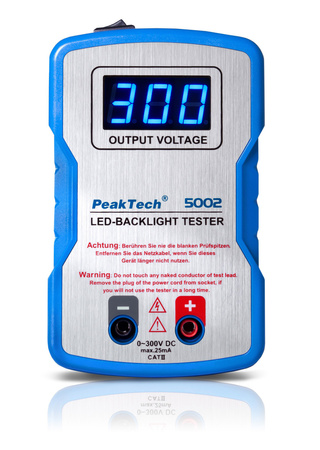 LED and backlight tester 0 to 300V PeakTech 5002