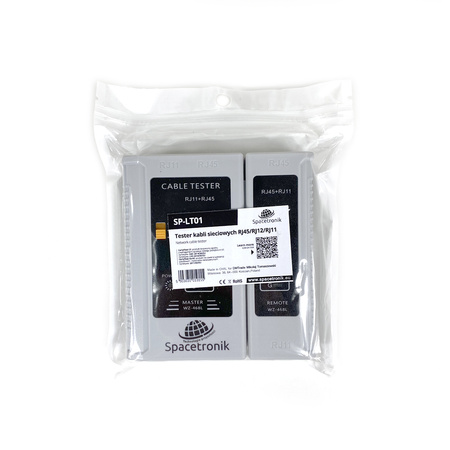 Tester kabli sieciowych RJ45/RJ12/RJ11 SP-LT01