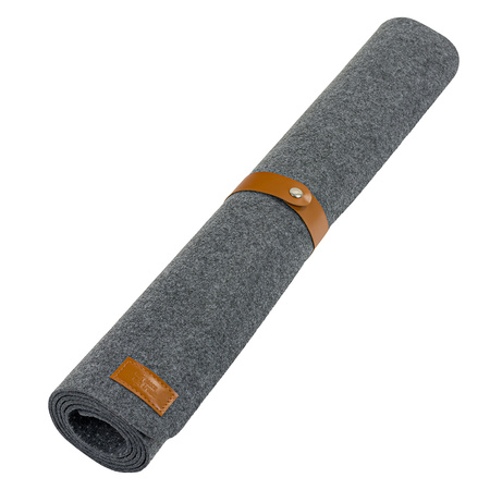 Mata filcowa pod myszkę szara 120x60cm SPB061