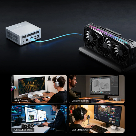 Minisforum X1 Lite AMD Ryzen 7 255, barebone 0+0