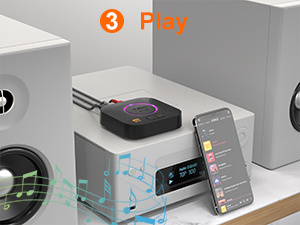 B06S Plus Bluetooth-Audio-Empfänger 5.2 aptX 30m