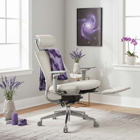 Spacetronik Albert Beige swivel office chair