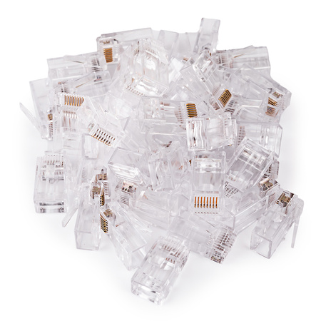 RJ45 cat.6 UTP straight-through connector PT-RJ456UT-1 25pcs