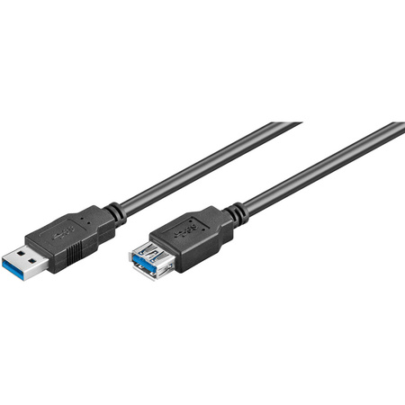 USB 3.0 Buchse-zu-Stecker Verlängerungskabel Goobay 3m