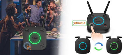 B06 Pro Bluetooth přijímač 5.0 1Mii aptX HD 50m