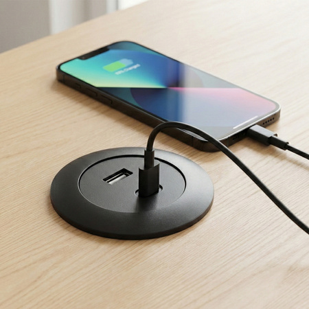 Gniazdo blatowe okrągłe Spacetronik SPS-R0D2B