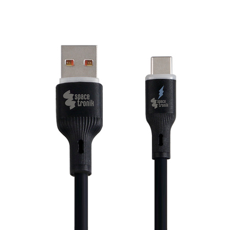Kabel LED silikonowy  USB2.0 do USB-C 1m 