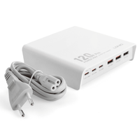 120W 6portová nabíjačka USB A a C Ldnio Q605 biela